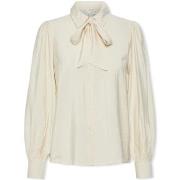 Paita Y.a.s  YAS Noos Pil Bow Shirt - Birch  EU M