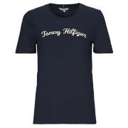 Lyhythihainen t-paita Tommy Hilfiger  REG SCRIPT C-NK SS  EU S