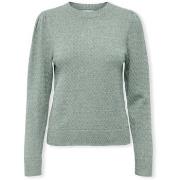 Neulepusero Only  Katia Life Knit L/S - Aqua Gray  EU M