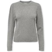 Neulepusero Only  Katia Life Knit L/S - Medium Grey Melange  EU S