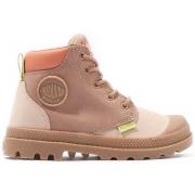 Saappaat Palladium  Pampa HI Cuff Kids Boots - Beige Tan/Nude Brown  3...