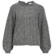 Neulepusero Object  Smilla Knit - Medium Grey Melange  EU S