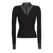 Paita Only  ONLTILDE L/S HIGH NECK LACE TOP JRS  EU M