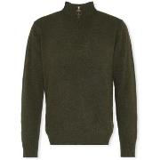 Neulepusero Barbour  Lambswool Half Zip Knit - Seaweed  EU S