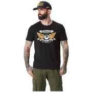 T-paidat & Poolot Von Dutch  TEE SHIRT SLUB  AVEC LOGO  EU XXL