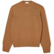 Neulepusero Lacoste  Carded Wool Crew Neck Sweater - Marron  EU M