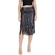 Lyhyt hame Vila  VIPEN COATED HW FRILL SKIRT 14100271  FR 34