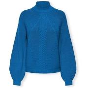 Neulepusero Only  Katia Life High Neck Knit - Directoire Blue  EU M