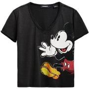 Lyhythihainen t-paita Desigual  TS_MICKEY JOKER 25SWTKAG  EU S