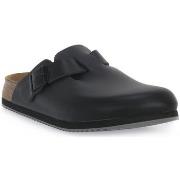 Tennarit BIRKENSTOCK  BOSTON BLACK LEATHER calz s  44
