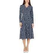 Pitkä mekko Street One  143737 - Printed Mesh Wrap  EU XXS