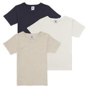 Lyhythihainen t-paita Petit Bateau  3 TEE SHIRTS MC  3 vuotta