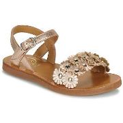 Tyttöjen sandaalit Pom d'Api  PLAGETTE MULTI FLO  24