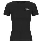 Lyhythihainen t-paita Guess  SS CN SNAP EMBRO SLIM TOP  EU XS