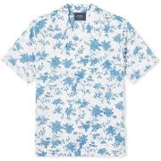 Pitkähihainen paitapusero Portuguese Flannel  Minho Shirt - White/Blue...