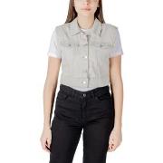 Pusakka Only  Onlbeverly Vest Tint Bleach Dnm Red Tai 15341352  EU S