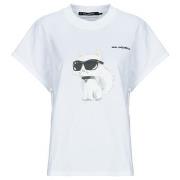 Lyhythihainen t-paita Karl Lagerfeld  IKON AQUARELLE C LOOSE T-SHIRT  ...