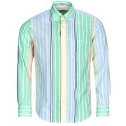 Pitkähihainen paitapusero Gant  REG VOILE MULTI STRIPE SHIRT  EU S