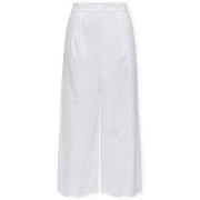 Housut Only  Roxanne Long Trousers - Bright White  EU XL