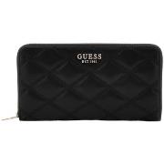 Lompakot Guess  TAMSIN SLG SMALL ZIP BLACK Noir  Yksi Koko
