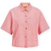 Paita JJXX  Windy Seersucker Shirt - Racing Red  EU L