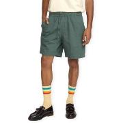 Shortsit & Bermuda-shortsit Rvlt Revolution  RVLT Linen Shorts - Dustg...
