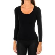 T-paidat pitkillä hihoilla Intimidea  210397-NERO  EU L / XL