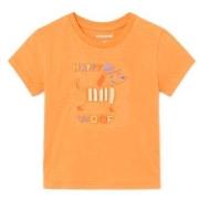 Pitkähihainen paitapusero Mayoral  1030 Camiseta m/c embossed Naranja ...