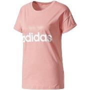 Lyhythihainen t-paita adidas  Ess Linear Tee  EU S