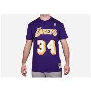 Lyhythihainen t-paita Mitchell And Ness  BNN3CW19045LALPURP96SON  EU M