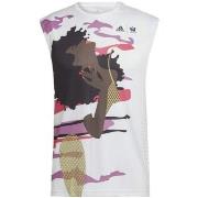 Lyhythihainen t-paita adidas  Tennis tanktop New York  EU XXL