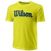 Lyhythihainen t-paita Wilson  Tennis Script Eco  EU M