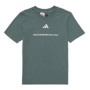 Lyhythihainen t-paita adidas  adidas Boys Slogan Single Jersey T-Shirt...