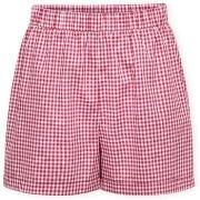 Shortsit & Bermuda-shortsit Only  Maye Check Shorts - Salsa/White  EU ...