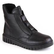 Kengät Rieker  Skórzane Komfortowe Botki Damskie Ocieplane Czarne Y345...