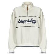 Svetari Superdry  COUNTRY CLUB LOOSE 1/4 ZIP  DE 36
