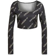 Lyhythihainen t-paita adidas  Ls Cr Top  EU S