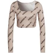 Lyhythihainen t-paita adidas  Ls Cr Top  EU S