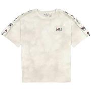 Lyhythihainen t-paita Champion  404277 WHT/ALLOVER  14 vuotta