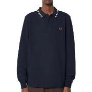 T-paidat & Poolot Fred Perry  Fp Ls Twin Tipped Shirt  EU S