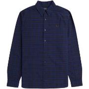 Pitkähihainen paitapusero Fred Perry  Fp Tartan Oxford Shirt  EU S