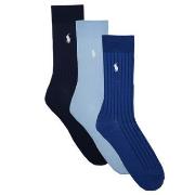 Sukat Polo Ralph Lauren  EGYPTIAN -CREW SOCK-3 PACK  39 / 42