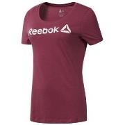 Lyhythihainen t-paita Reebok Sport  Linear Read Scoop  EU S