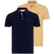 Lyhythihainen poolopaita By Diess Collection  BY23FSBNG01-2Pack_Navy-S...