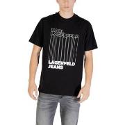 Pitkähihainen poolopaita Karl Lagerfeld  KLJ REG BARCODE TEE A3M17002 ...