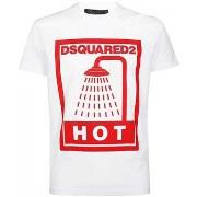 Lyhythihainen t-paita Dsquared  S74GD0651  EU XXL