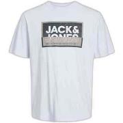 Lyhythihainen t-paita Jack & Jones  12254194-WHITE  10 vuotta