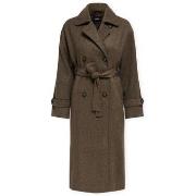 Paksu takki Only  Gina Life Jacket - Seal Brown  EU M