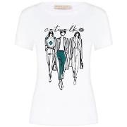 Lyhythihainen t-paita Rinascimento  CFC0125678003  IT S