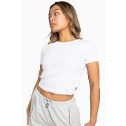 Lyhythihainen t-paita Converse  WOMENS  RIBBED SLIM  EU XS